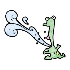 gross cartoon frog N4
