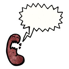 angry kidney cartoon N2