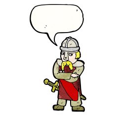 cartoon saxon warrior N4