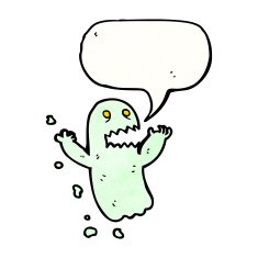 ghost with speech bubble N11