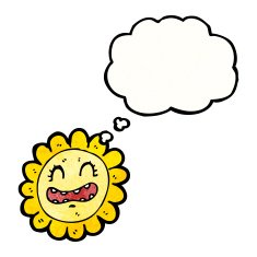 cartoon flower N528