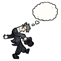 cartoon man in top hat and tails N2