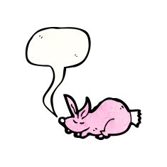 little pink rabbit cartoon N2