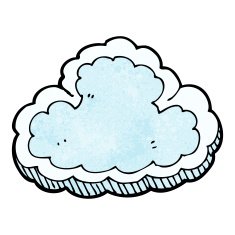 cartoon cloud symbol N45