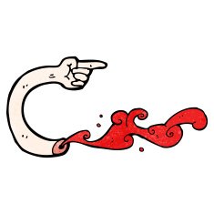 halloween pointing arm N5