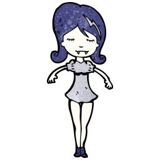 Cartoon Vampire Girl N271