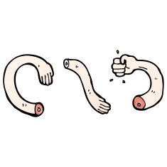 cartoon severed arms N4