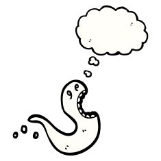 cartoon spooky white ghost N7
