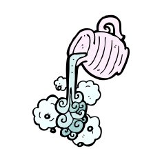 cartoon aquarius sign