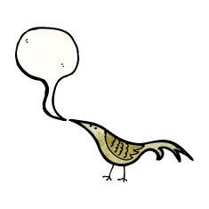 singing bird cartoon N21