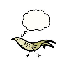 Cartoon Bird N462