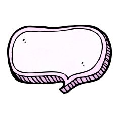 Cartoon Speech Bubble N25