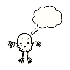 skull cartoon character N8