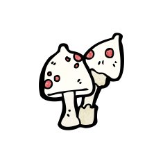 cartoon toad stools N8