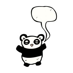 Cartoon Panda N19