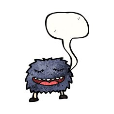 cartoon furry monster N8