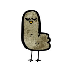 Cartoon Bird N464