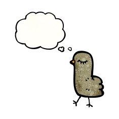 Cartoon Bird N465