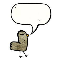 Cartoon Bird N467