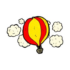 Hot Air Balloon Cartoon N11