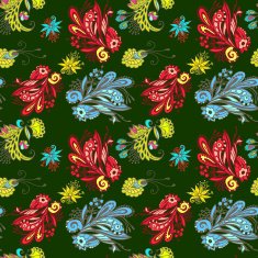 Colorful flower seamless pattern N2