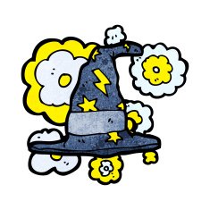 Cartoon Wizard Hat N13
