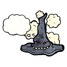 cartoon witches hat N7
