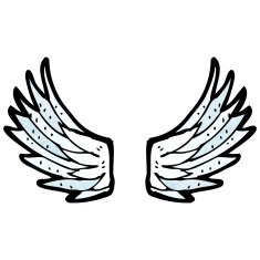 Cartoon Angel Wings N16