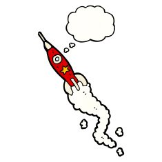 space rocket cartoon N4