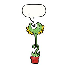 venus fly trap cartoon character N3