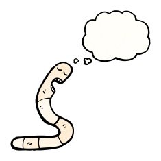 cartoon earth worm N6