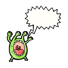 talking monster cartoon N2