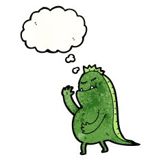 friendly cartoon monster N3
