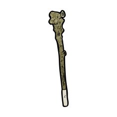 knarled old staff N2