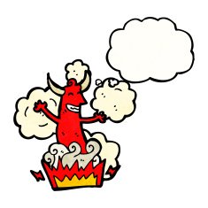 cartoon devil appearing N8