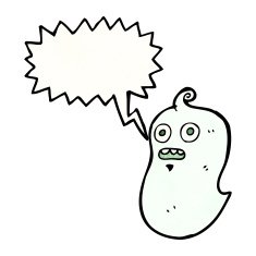 cartoon little ghost N10
