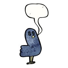 cartoon spooky raven N3