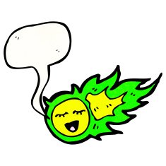 Cartoon Meteor N6