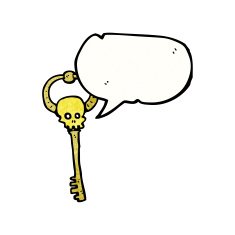 cartoon enchanted key N2