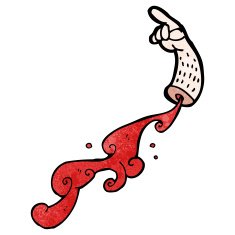 Cartoon Severed Arm N31