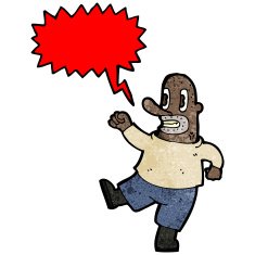 cartoon shouting man N62