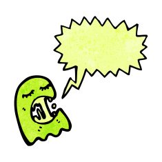 slimy ghost cartoon N4