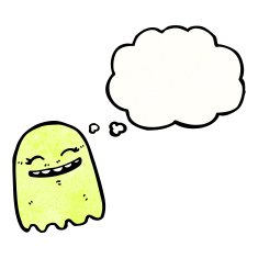 happy ghost cartoon N2