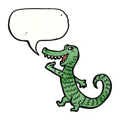 grinning crocodile cartoon N2