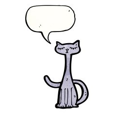Cute cartoon cat N54