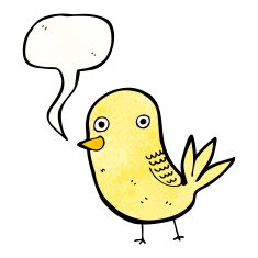 Cute Cartoon Bird N17