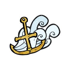 anchor symbol cartoon N2