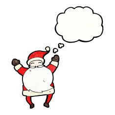 cartoon happy santa N2