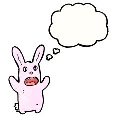 cartoon crazy pink rabbit N7