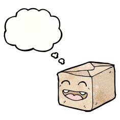 cartoon grinning box N2